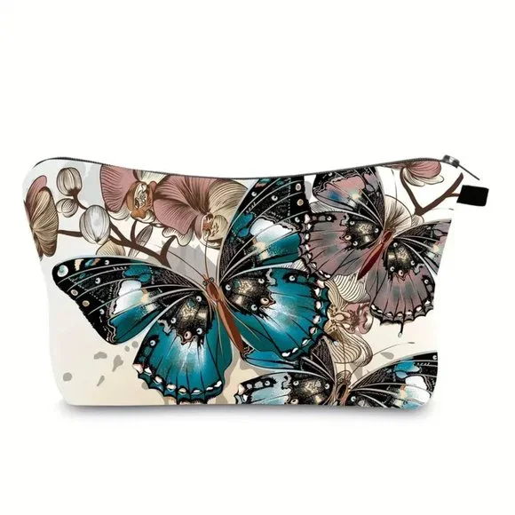 Butterfly Make Up Bag - Picture 2 of 6